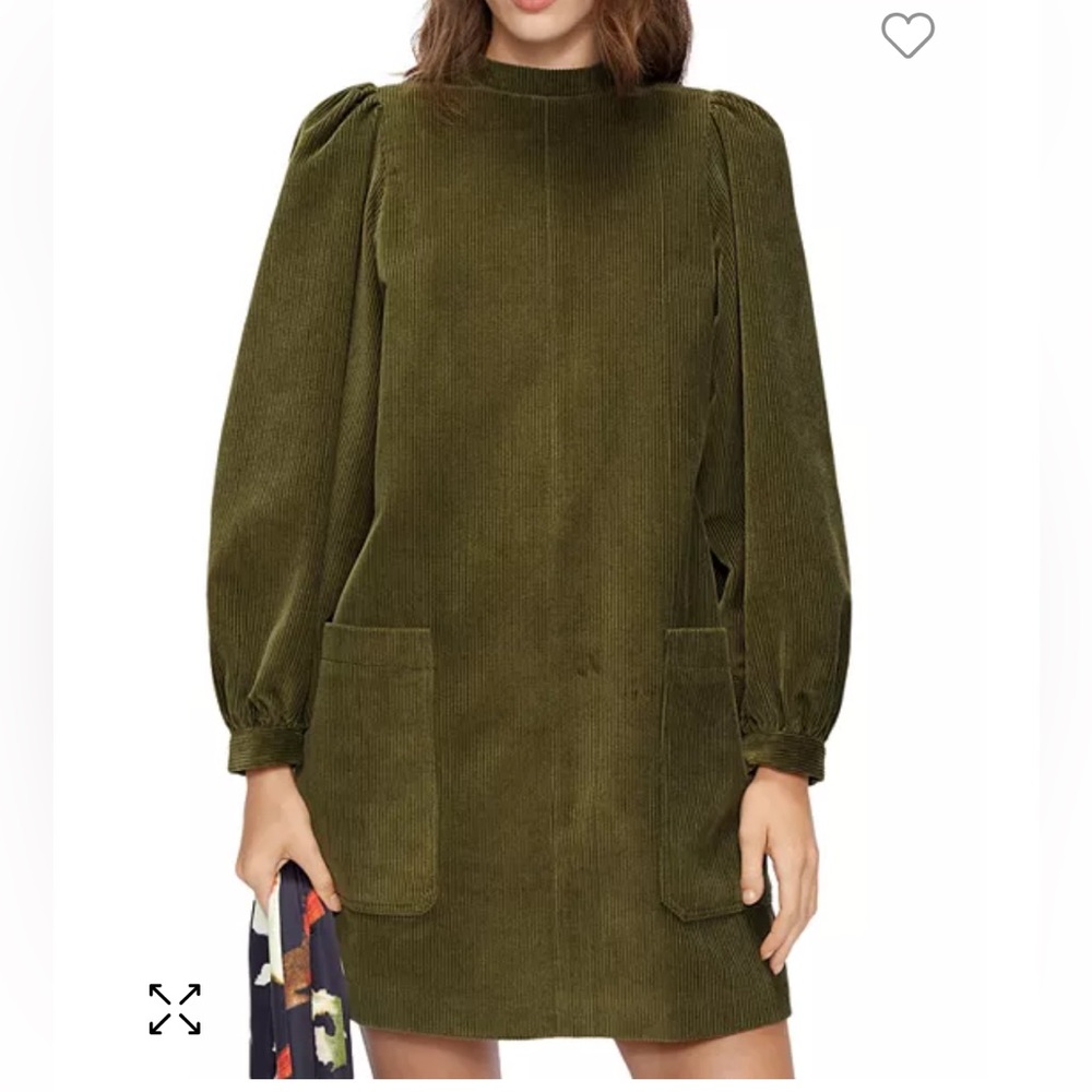 Ted Baker corduroy mini dress EUC